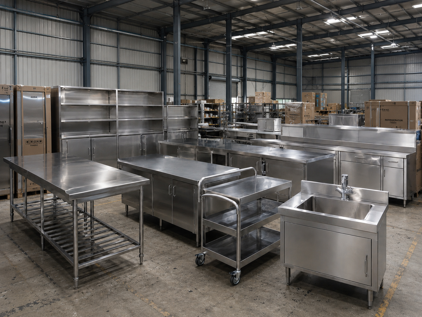 Factory and fabrication area