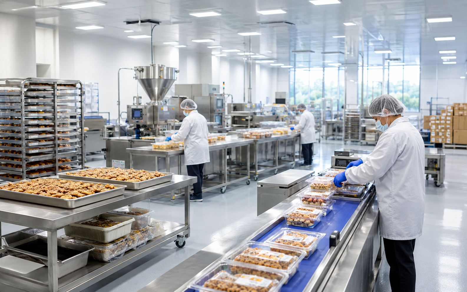 Food factories commercial kitchen environment