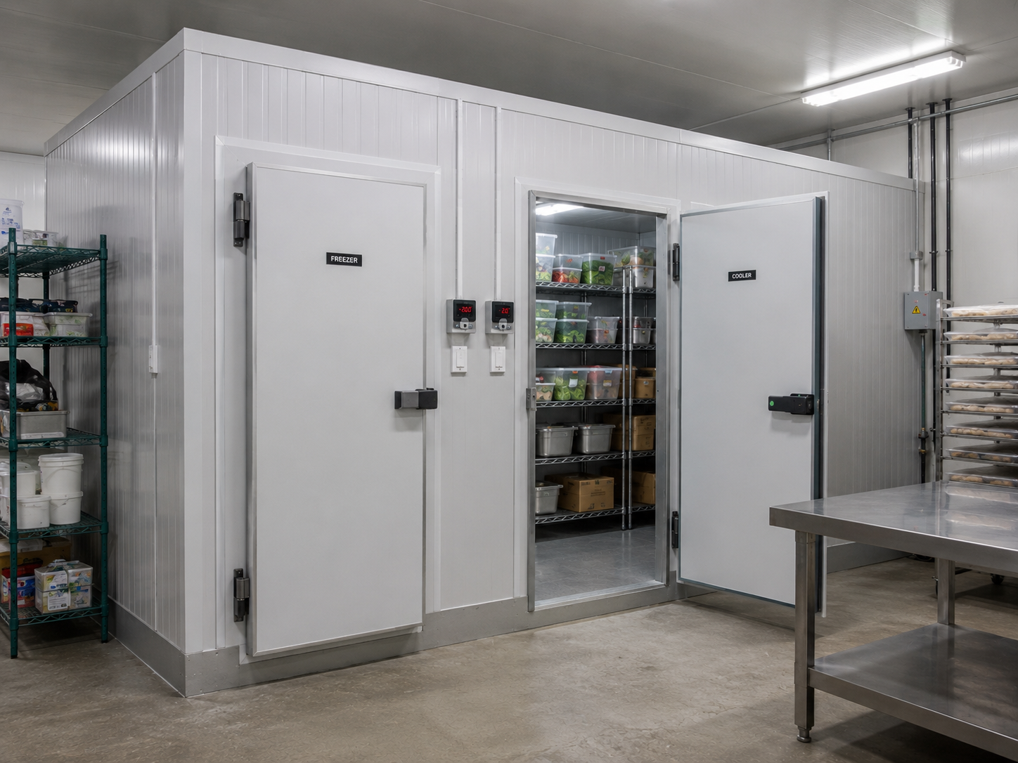Cold rooms for commercial kitchens